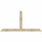 Ekena Millwork Portland Rough Sawn Timber Gable Bracket, Douglas Fir, 96"W x 48"H x 6"D x 6"F, 12/12 Pitch GBW096X48X0606POR00RDF - alternate 1